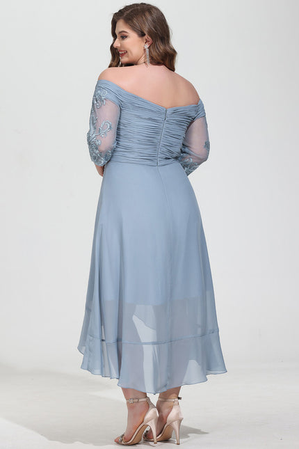 Robe Chic Asymétrique Éclatante - gallery 8