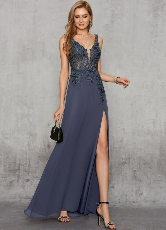 Robe Chic Longue Émeraude Élégante - gallery 2