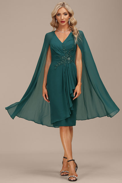 Robe Chic Voile Émeraude