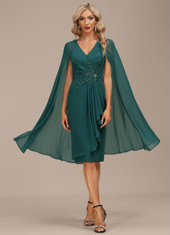 Robe Chic Voile Émeraude