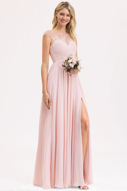 Robe Chic Soirée Rosée - gallery 4