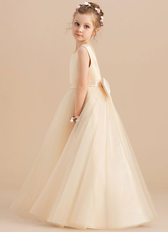 Robe Chic Satinée Écrue - gallery 4