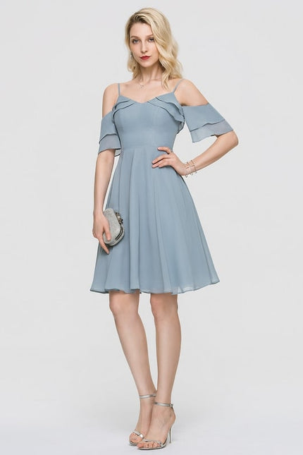 Robe Chic Bleu Douceur Flottante - gallery 2