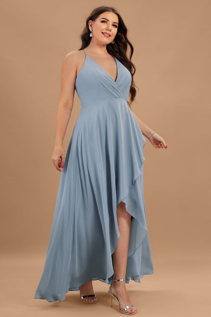 Robe Chic Mousseline Asymétrique - gallery 8