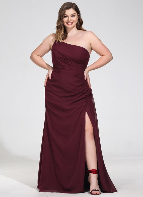 Robe Chic Asymétrique Beige - gallery 6