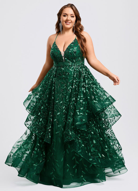 Robe Chic Émeraude Opulente - gallery 9