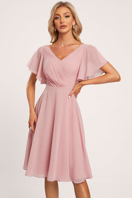Robe Chic Chiffon Poudré - gallery 3