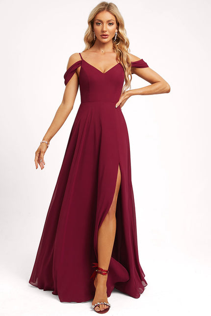 Robe Chic Épurée Bordeaux - gallery 8