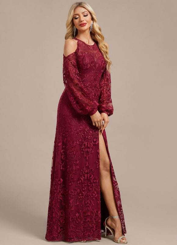 Robe Chic Bordeaux Florale - gallery 4