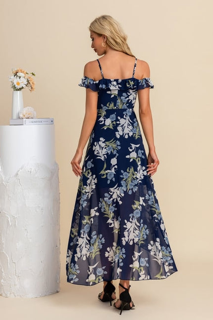 Robe Chic Fleurie Émeraude - gallery 8