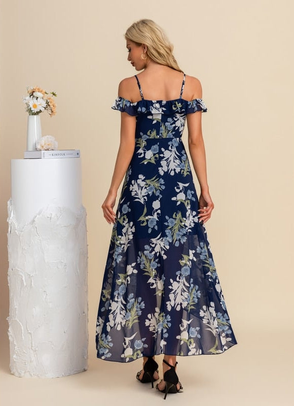 Robe Chic Fleurie Émeraude - gallery 8