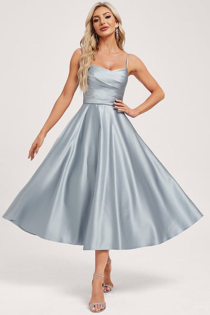 Robe Chic Bleu Poudré Chic - gallery 1