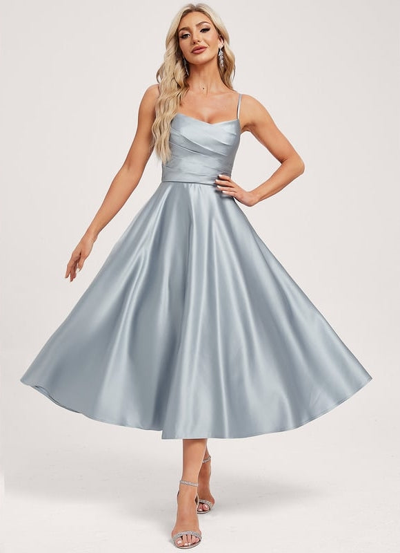 Robe Chic Bleu Poudré Chic - gallery 1