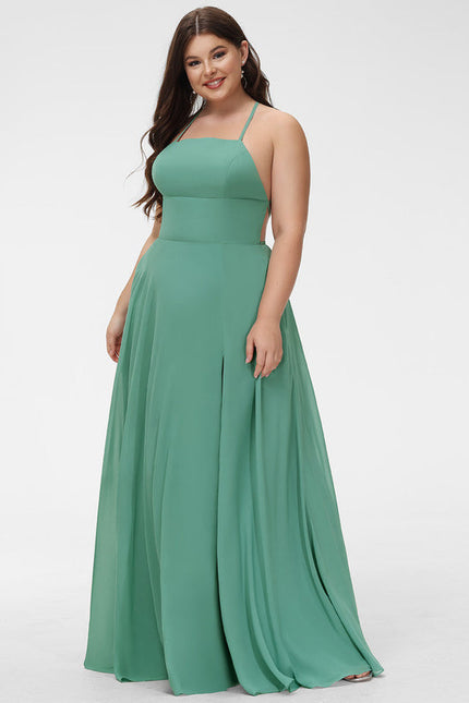 Robe Chic Vert Flottant - gallery 7