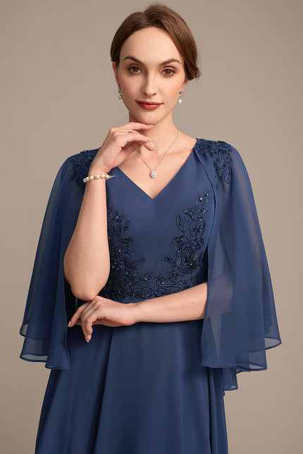 Robe Chic Aérienne Marine - gallery 2