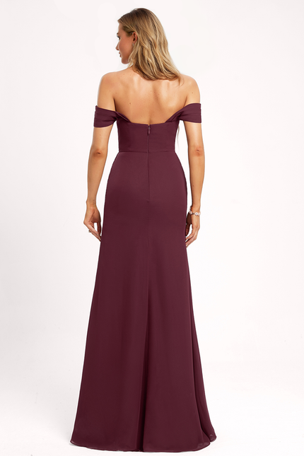 Robe Chic Violet Élégant - gallery 5