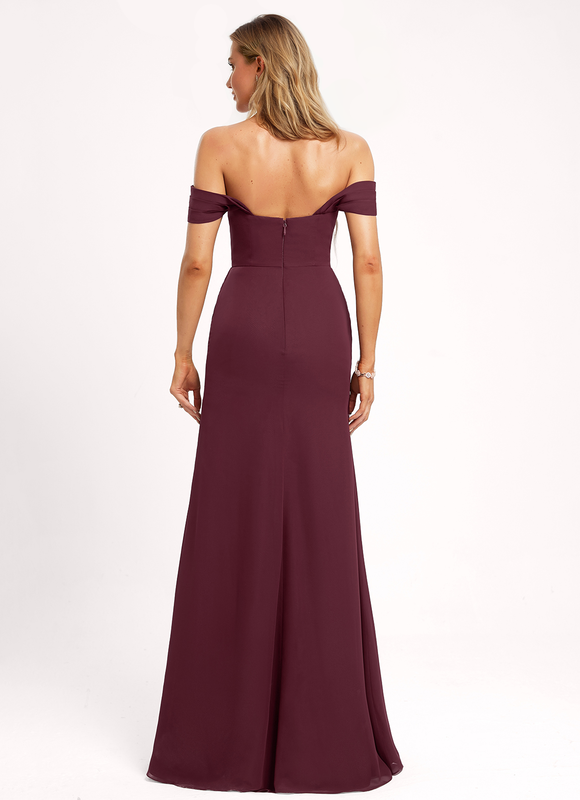 Robe Chic Violet Élégant - gallery 5