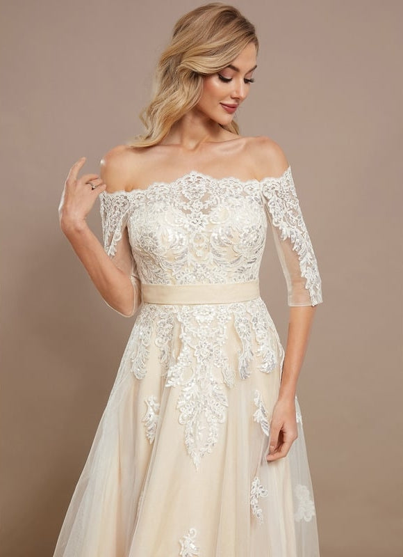 Robe Chic Élégance Tulle Cristal - gallery 3
