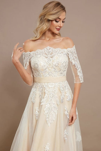 Robe Chic Élégance Tulle Cristal - gallery 3