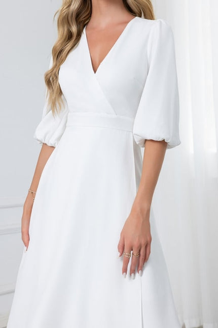 Robe Blanche Bohème Chic - gallery 3