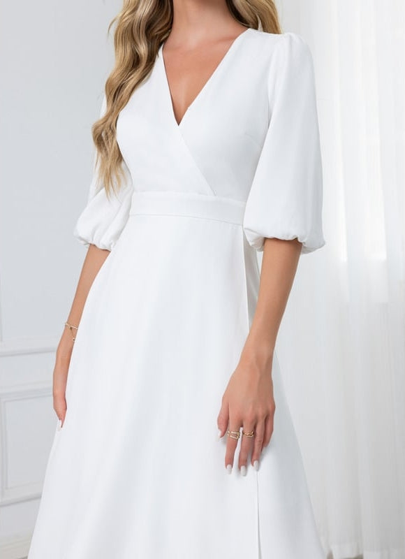 Robe Blanche Bohème Chic - gallery 3