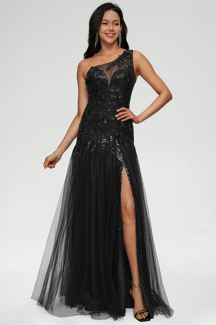 Robe Noire Chic Glamour