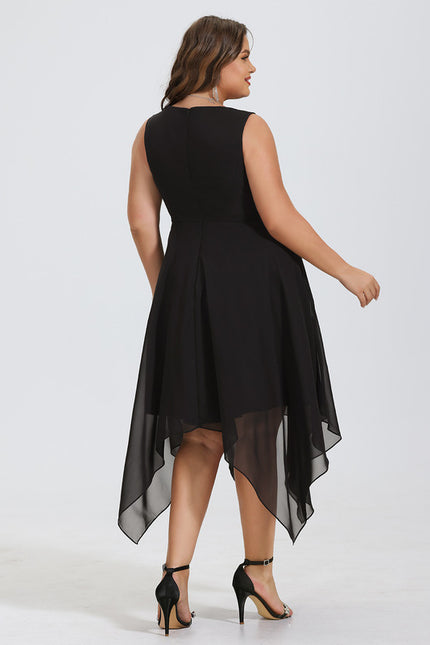 Robe Chic Asymétrique Vaporeuse - gallery 5