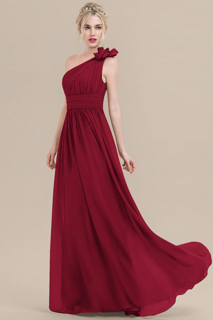 Robe Chic Rouge Profond Flottant