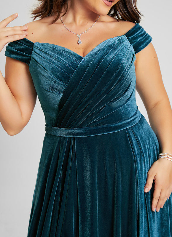 Robe Chic Velours Azur Révélateur - gallery 8