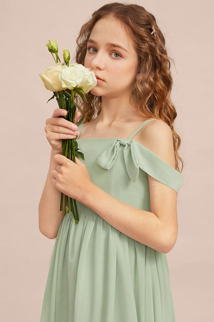 Robe Chic Chiffon Menthe - gallery 6