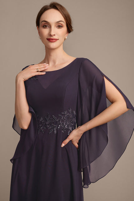 Robe Chic Chiffon Étoilée - gallery 1
