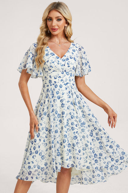 Robe Chic Fluide Bleu Nuit