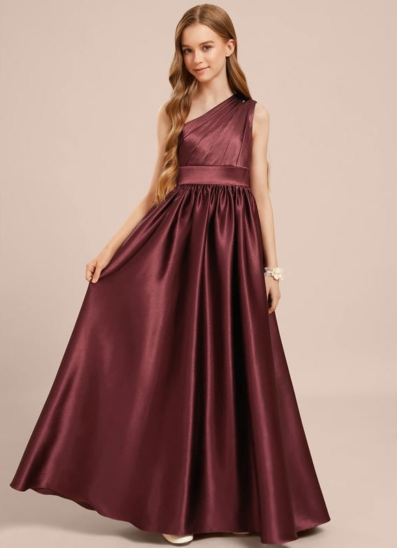 Robe Chic Satin Bourgogne