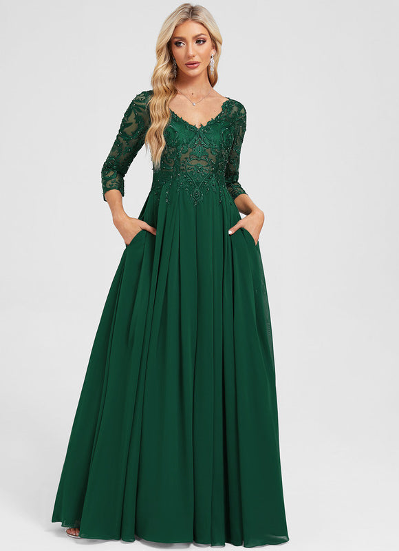 Robe Chic Émeraude Élégante - gallery 2