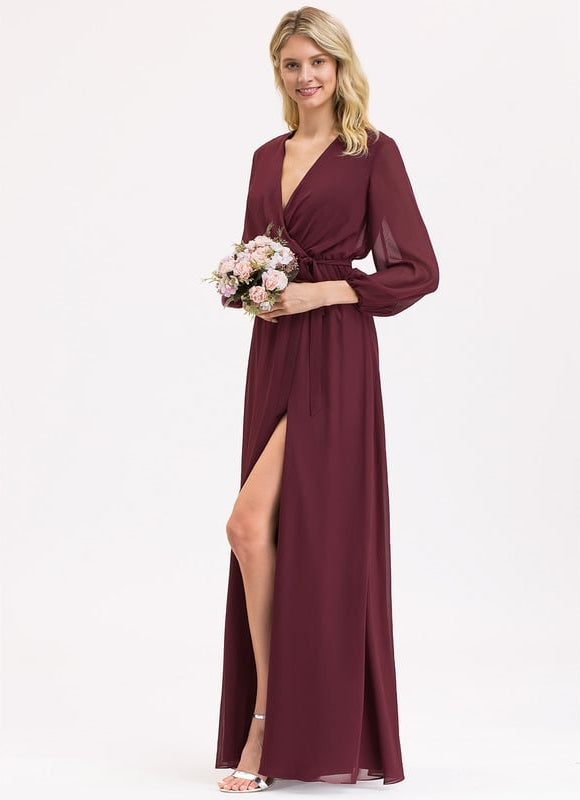 Robe Chic Rouge Sombre Chic - gallery 2