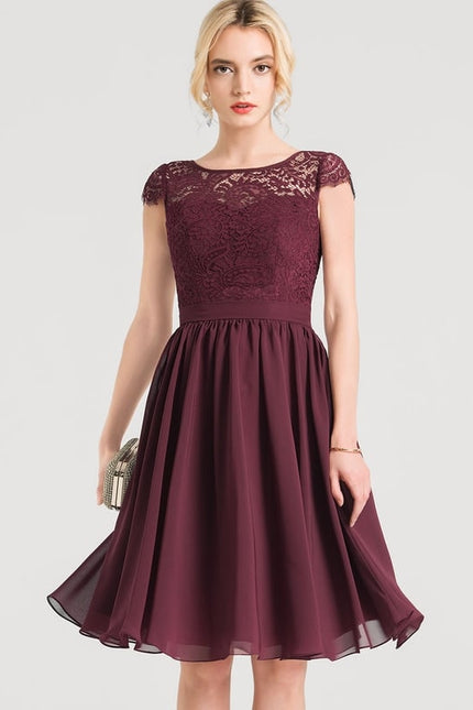 Robe Chic Chiffon Éclatante - gallery 3