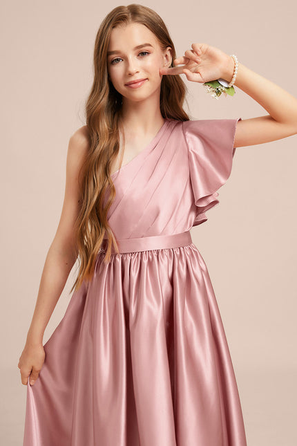 Robe Chic Satin Lilas - gallery 4