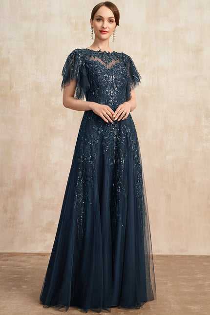 Robe Chic Étoilée Marine - gallery 4