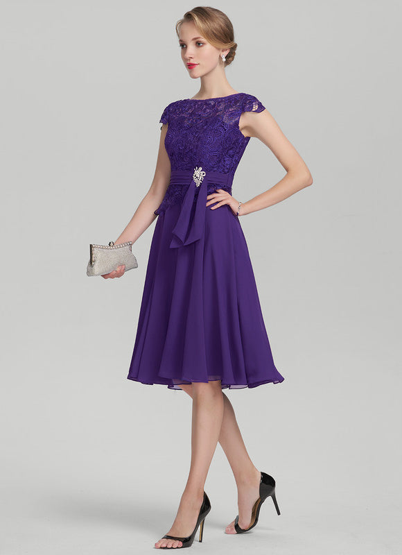 Robe Chic Éclat Violette - gallery 3