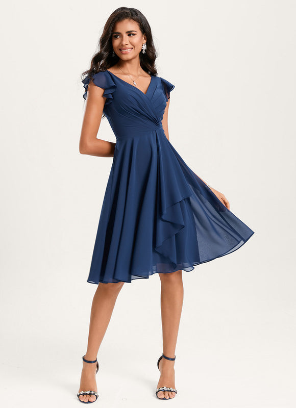 Robe Chic Cerise Flottante - gallery 2