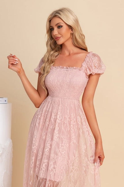 Robe Chic Maxi Rosée - gallery 3