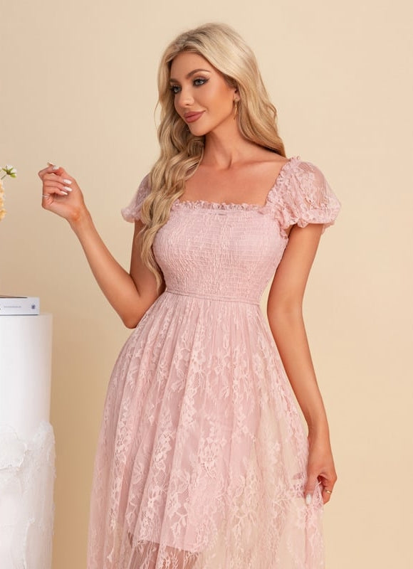 Robe Chic Maxi Rosée - gallery 3