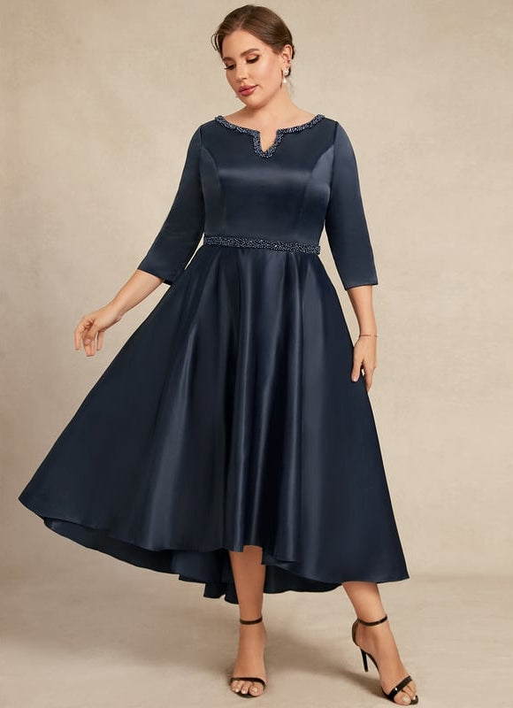 Robe Chic Élégance Satinée Moderne - gallery 3