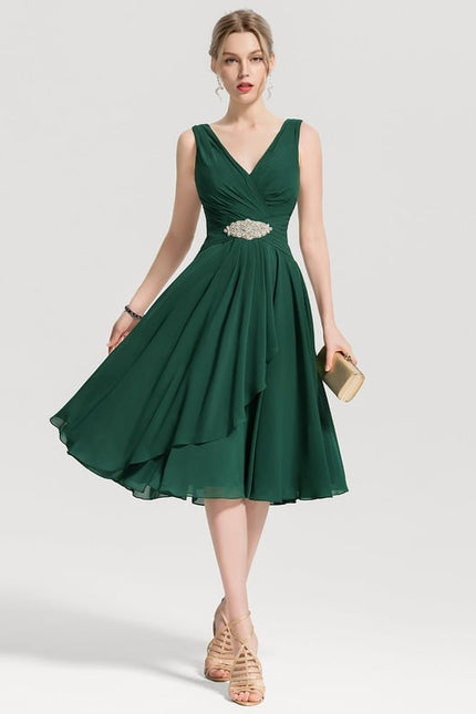 Robe Chic Verte Fluidité - gallery 2
