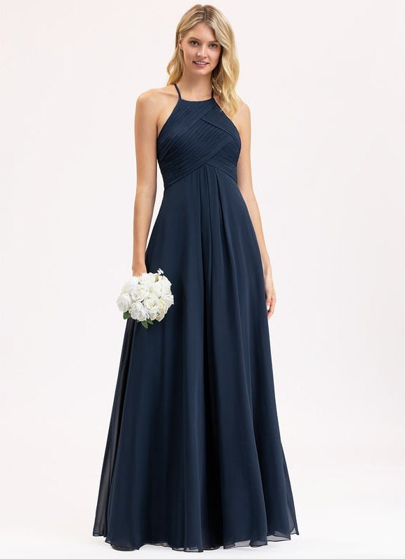 Robe Bleu Marine Chic Longue - gallery 6