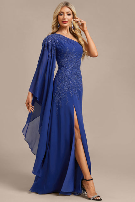 Robe Chic Chic Asymétrique Satin - gallery 4
