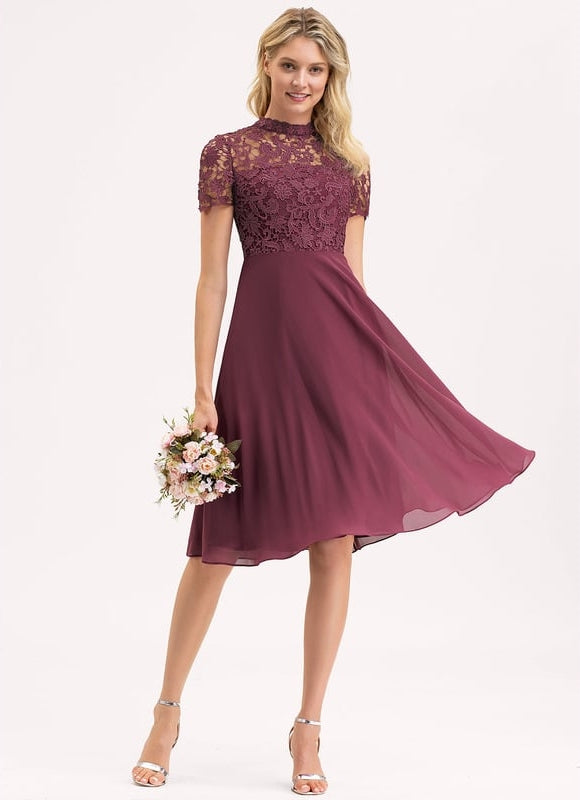 Robe Chic Chiffon Éclatante - gallery 4