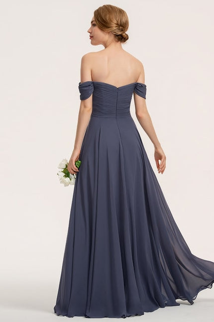 Robe Chic Violet Élégant - gallery 3