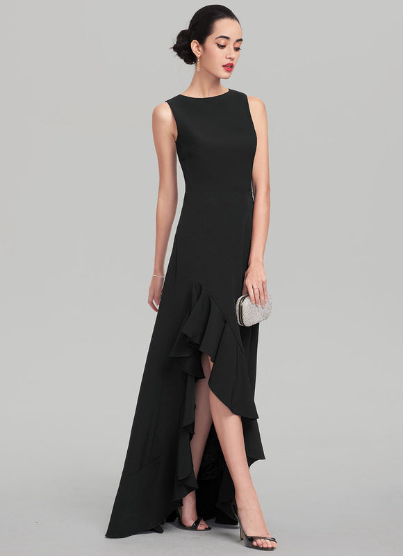 Robe Chic Noire À Volants - gallery 1