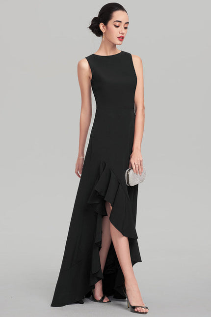 Robe Chic Noire À Volants - gallery 1